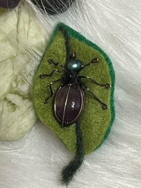 Handmade Insect Brooch